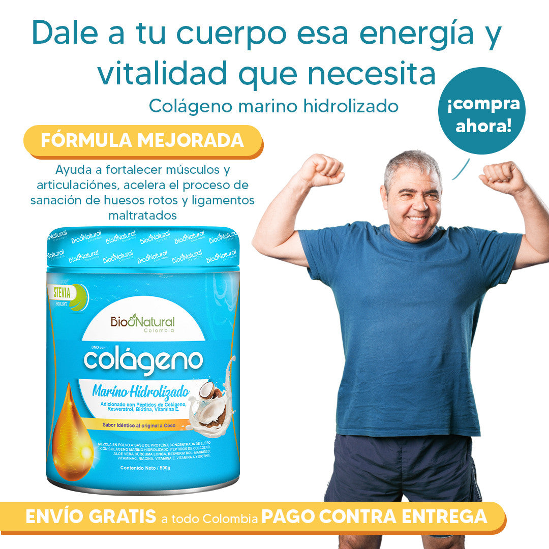 COLAGENO MARINO HIDROLIZADO ."AquaCure Collagen"