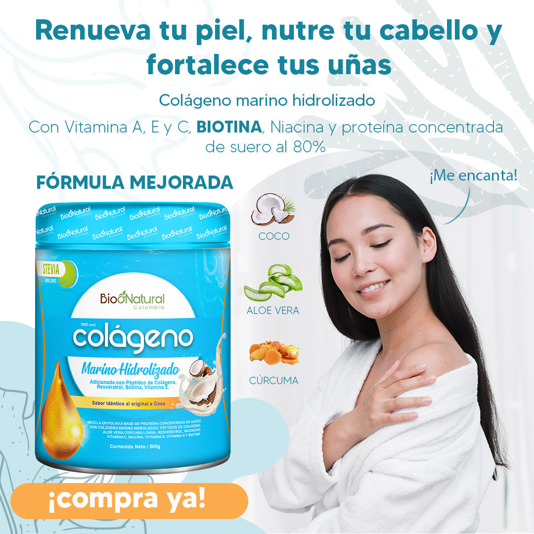 COLAGENO MARINO HIDROLIZADO ."AquaCure Collagen"