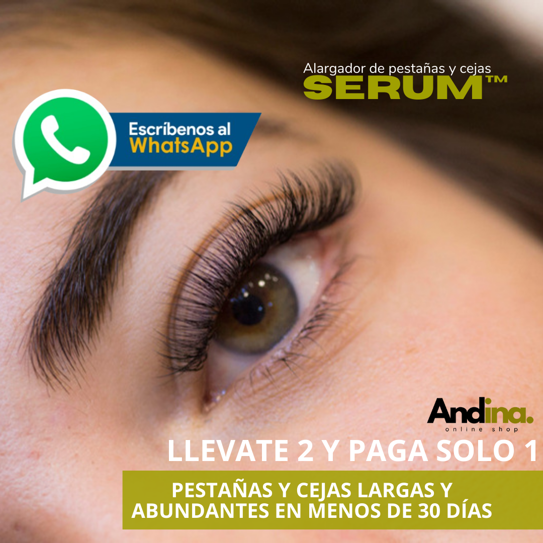 Serum™- Alargador de Pestañas y Cejas