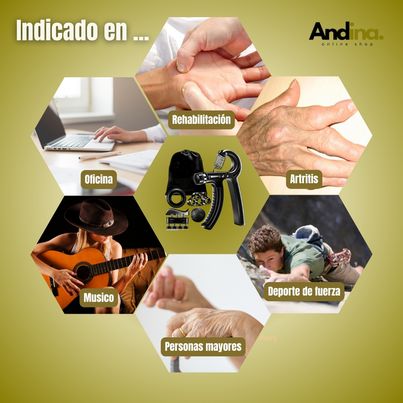 Fortalecedores de Mano para Entrenar el Agarren ANTEGRIP