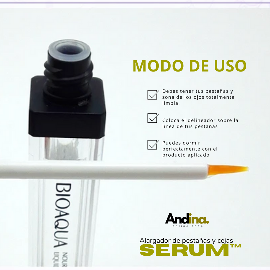 Serum™- Alargador de Pestañas y Cejas