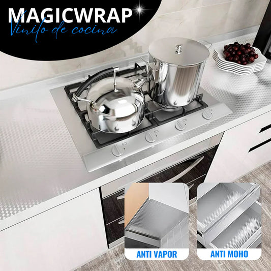 TENDENCIA! VINILO PARA COCINA ELEGANTE Y FACIL DE LIMPIAR MAGICWRAP⚡📜