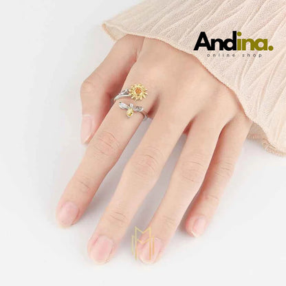 1 + 1 Crystal ring™- anillo ajustable  antiestrés . SEGUNDA UNIDAD GRATIS